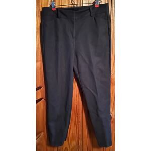 Ann Taylor signature women’s pants/trousers navy blue ankle size 8